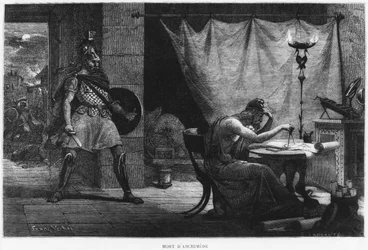 Morte di Archimede, illustrazione da 